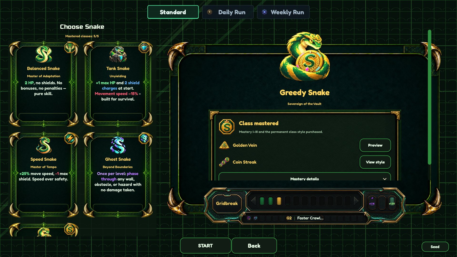 Actual gameplay — 21